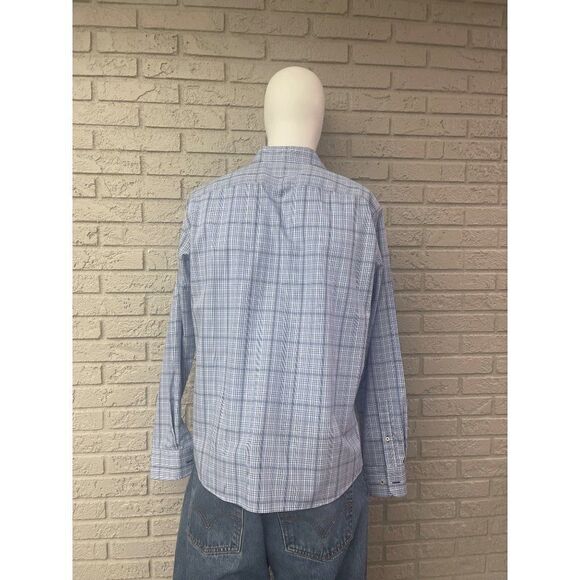 Untuckit Wrinkle Free Long Sleeve Plaid Shirt Size Large - Picture 3 of 10